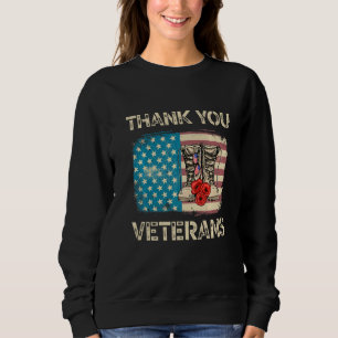 Sudadera Gracias Veteranos Por Los Patriotas Del Día De Los