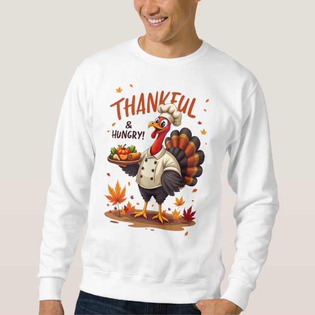Sudadera ¡Gracias y hambre! (Anverso)