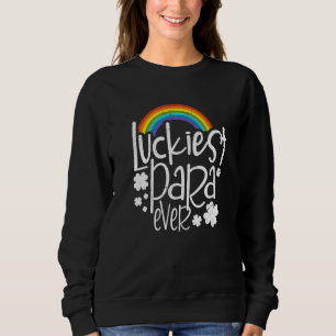 Sudadera Graciosa Afortunada Para Siempre Día De St Patrick