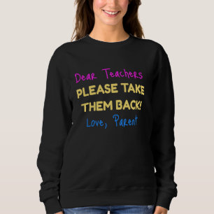 Sudadera Graciosa Apreciación De Los Profesores Por Favor,