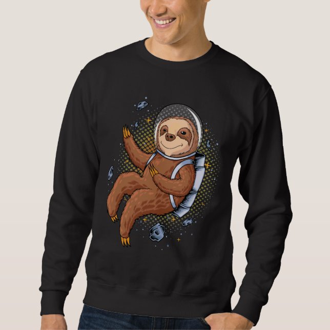 Sudadera Graciosa Astronauta Sloth (Anverso)