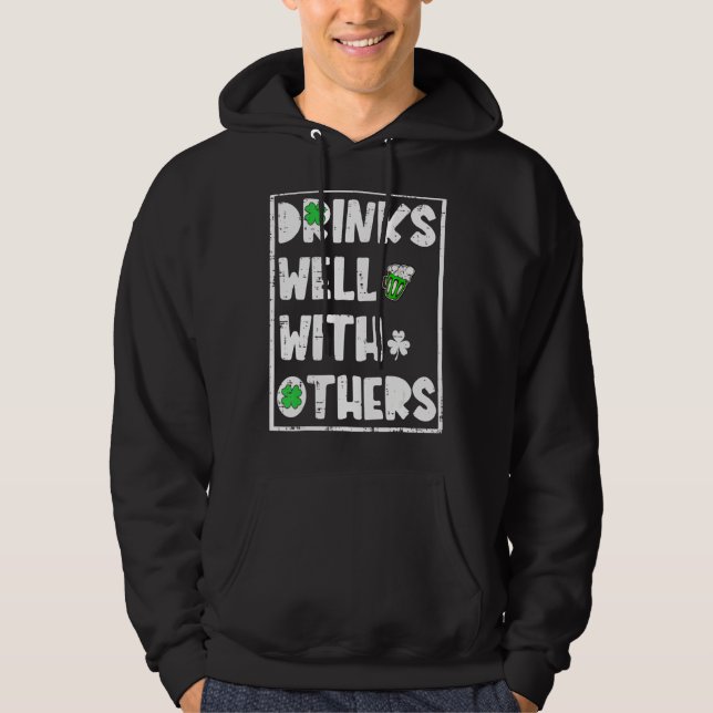 Sudadera Graciosa bebida del Día de San Patricio (Anverso)