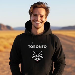 Sudadera Graciosa burla toronto Raccoon color oscuro