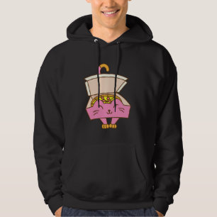 Sudadera Graciosa caja de pizza gato Guay comida italiana K