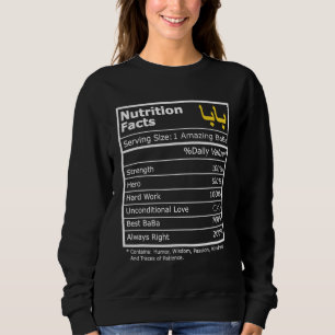 Sudadera Graciosa caligrafía árabe letra de Dad Baba