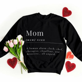 Sudadera Graciosa camiseta de definición de mamá - Superhér