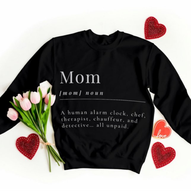 Sudadera Graciosa camiseta de definición de mamá - Superhér (Subido por el creador)