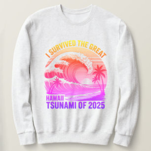 Sudadera Graciosa camiseta de sobreviviente del tsunami haw