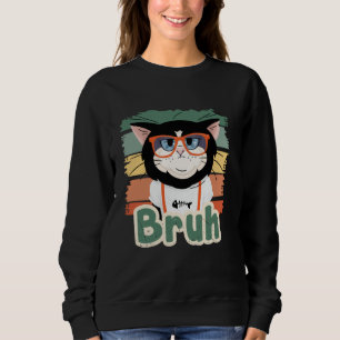 Sudadera Graciosa camiseta de un gato para Chicas adolescen