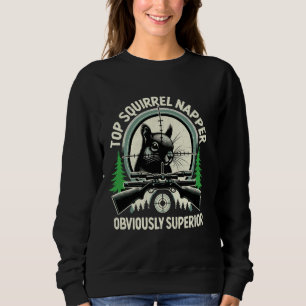 Sudadera Graciosa caza de ardillas ardilla Slayer Catcher L