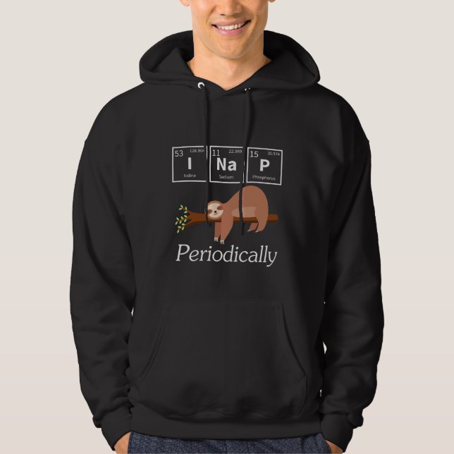 Sudadera Graciosa ciencia Pun Química Sloan Nap Lover (Anverso)