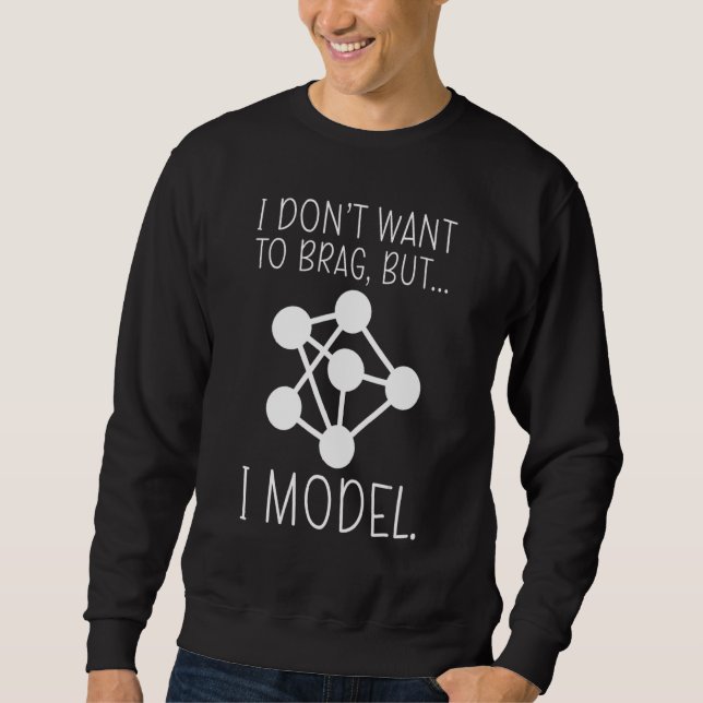 Sudadera Graciosa computadora de ciencia de datos que no qu (Anverso)