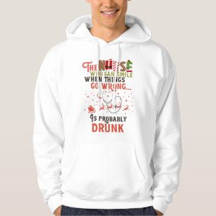 Sudadera Graciosa enfermera Navidad Pun Cita divertida
