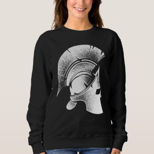 Sudadera Graciosa espartana griega Casco Cute Gladiator Hom