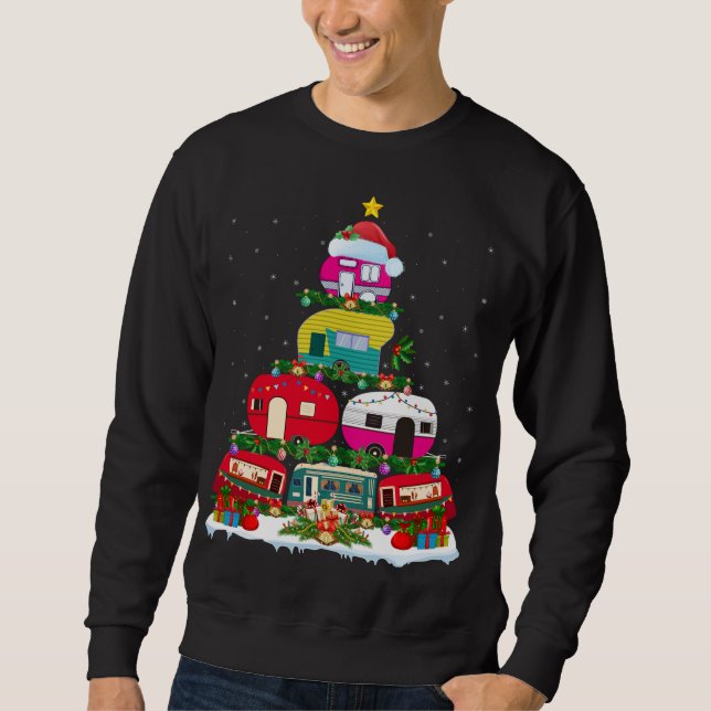 Sudadera Graciosa Navidad iluminando a Navidades de RV de S (Anverso)