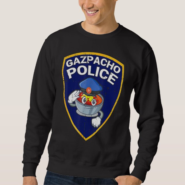 Sudadera Graciosa policía de Gazpacho Greene Pelosi Vintage (Anverso)