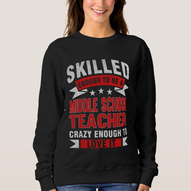 Sudadera Graciosa Profesión Cita Enseñanza de Escuela Secun (Anverso)