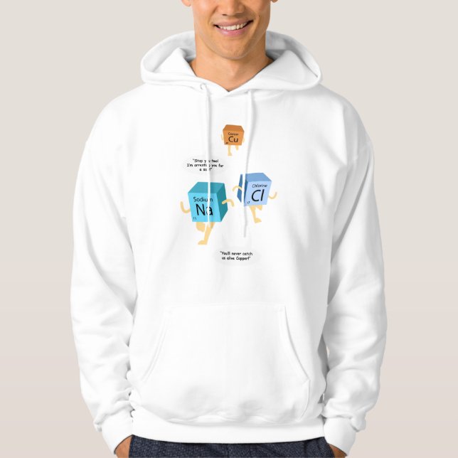 Sudadera Graciosa Química Periódica Tabla Científica Mordaz (Anverso)