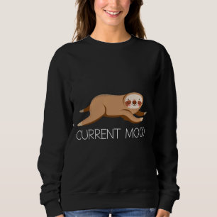 Sudadera Graciosa Sangre perezosa animal Sleepy persona act