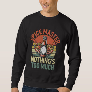 Sudadera Graciosa sriracha picante salsa picante aguijón pi