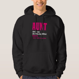 Sudadera Graciosa tía Ahnt Noun Mom Awesome Wise