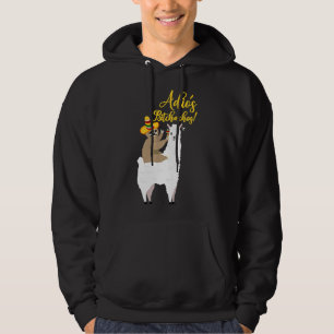 Sudadera Graciosa travesía en Llama Hola Adios