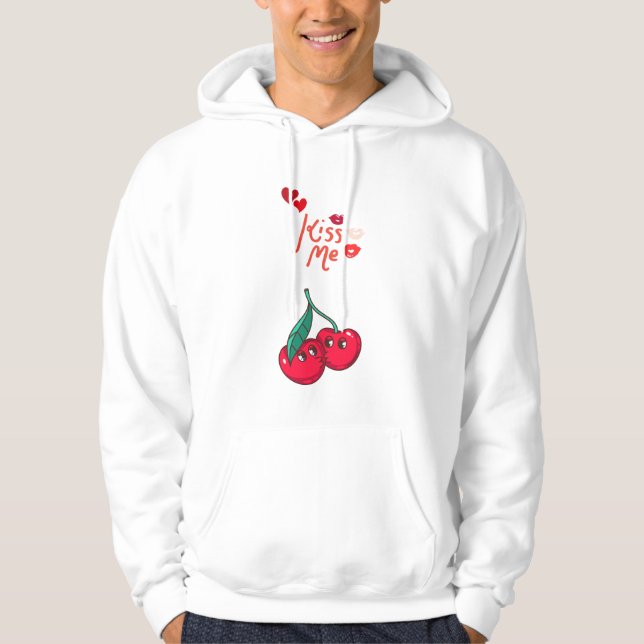 Sudadera Graciosas cerezas enamoradas" Let T-Shirt (Anverso)