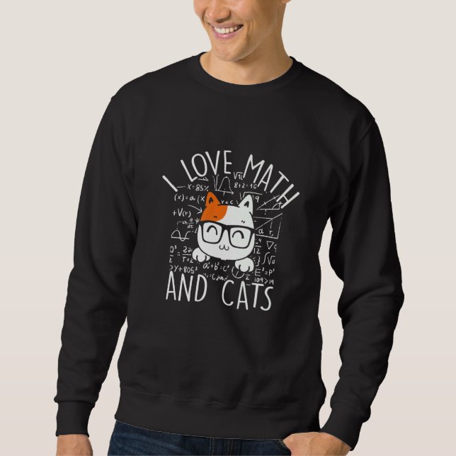 Sudadera Graciosas Matemáticas A Las Que Amo Las Matemática (Anverso)