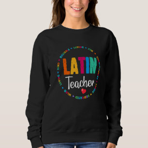 Sudadera Graciosas mujeres maestra bilingüe profesora de la