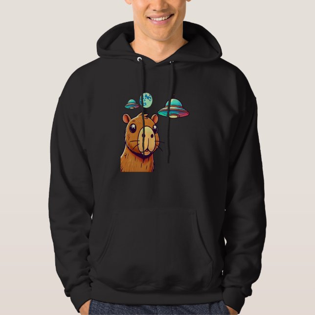 Sudadera Gracioso Alien Meme Animal Lover Zookeeper Cute Ca (Anverso)