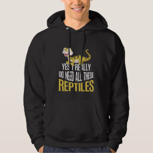 Sudadera Gracioso amante de los reptiles niños adorados co