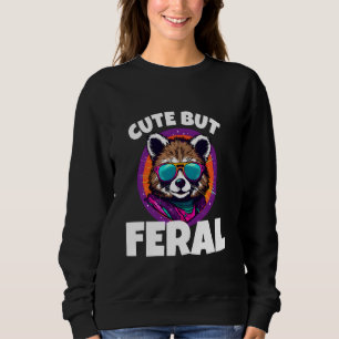 Sudadera Gracioso animal de cosecha de vintage, pero Raccoo