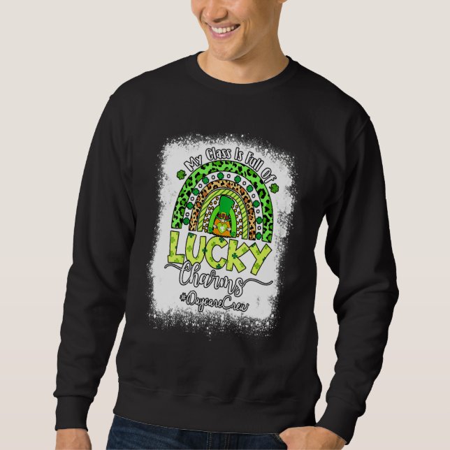 Sudadera Gracioso aprecio San Patrones Día de la Enseñanza (Anverso)