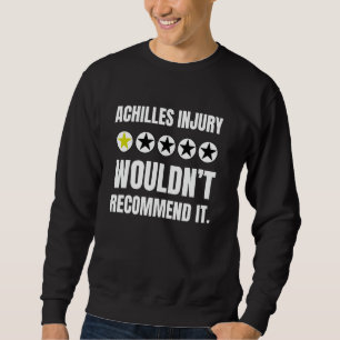 Sudadera Gracioso Aquiles Lesiones De Recuperación Y Aquile