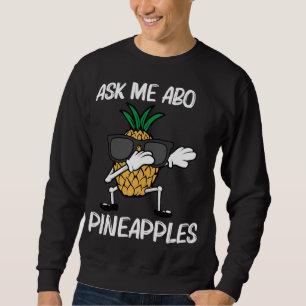 Sudadera Gracioso Arte De Piña Para Hombres Fruto Amor Vera