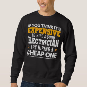 Sudadera Gracioso Arte Electrista Para Hombres Dad Electron