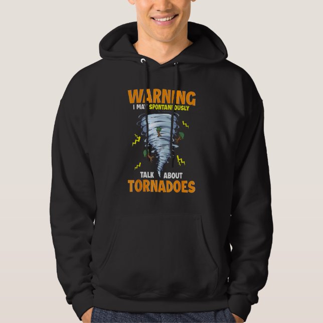 Sudadera Gracioso Aviso Que Puedo Hablar Espontáneamente De (Anverso)