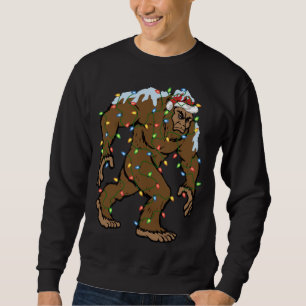 Sudadera Gracioso Bigfoot Xmas Gift Santa Hat Bigfoot Chris
