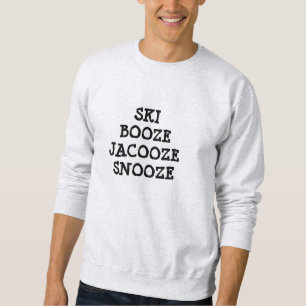 Sudadera Gracioso Booze y Snooze