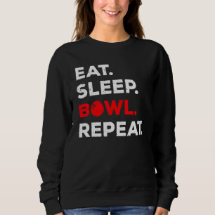Sudadera Gracioso Bowling Art Para Hombres Mujeres Jugando