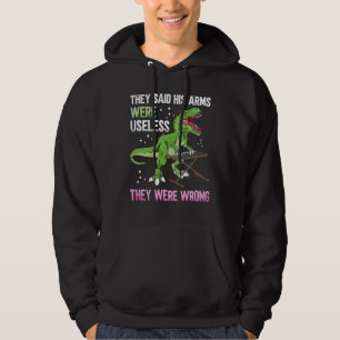 Sudadera Gracioso Brazo Inútil T Rex Pianist