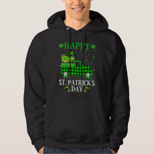Sudadera Gracioso Búfalo Plaid Green Truck Grasshopper St P