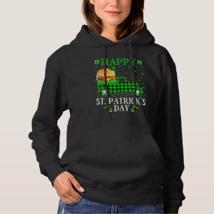 Sudadera Gracioso búfalo rebanado Green Truck Burger St Pat