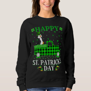 Sudadera Gracioso búfalo rebanado Green Truck Pingüino Bird
