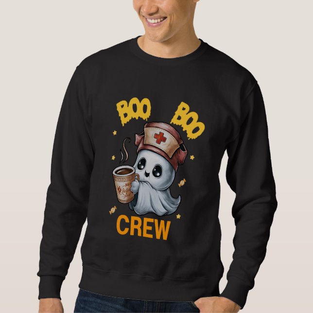 Sudadera Gracioso café de té de café de la tripulación de u (Anverso)