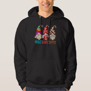 Sudadera Gracioso café Hippie Gnomes Para Mujeres Peace Lov