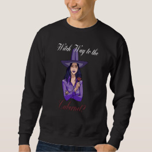Sudadera Gracioso Camino A Cabernet Wine Halloween Para