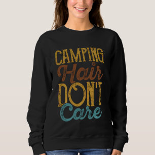 Sudadera Gracioso camping al aire libre retro vintage sunse