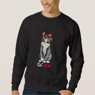 Sudadera Gracioso Cat Mom