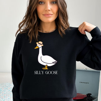 Sudadera Gracioso Cerdo Con Negro Gorra